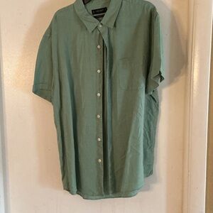 Lucky Brand Casual Green Button Down Shirt